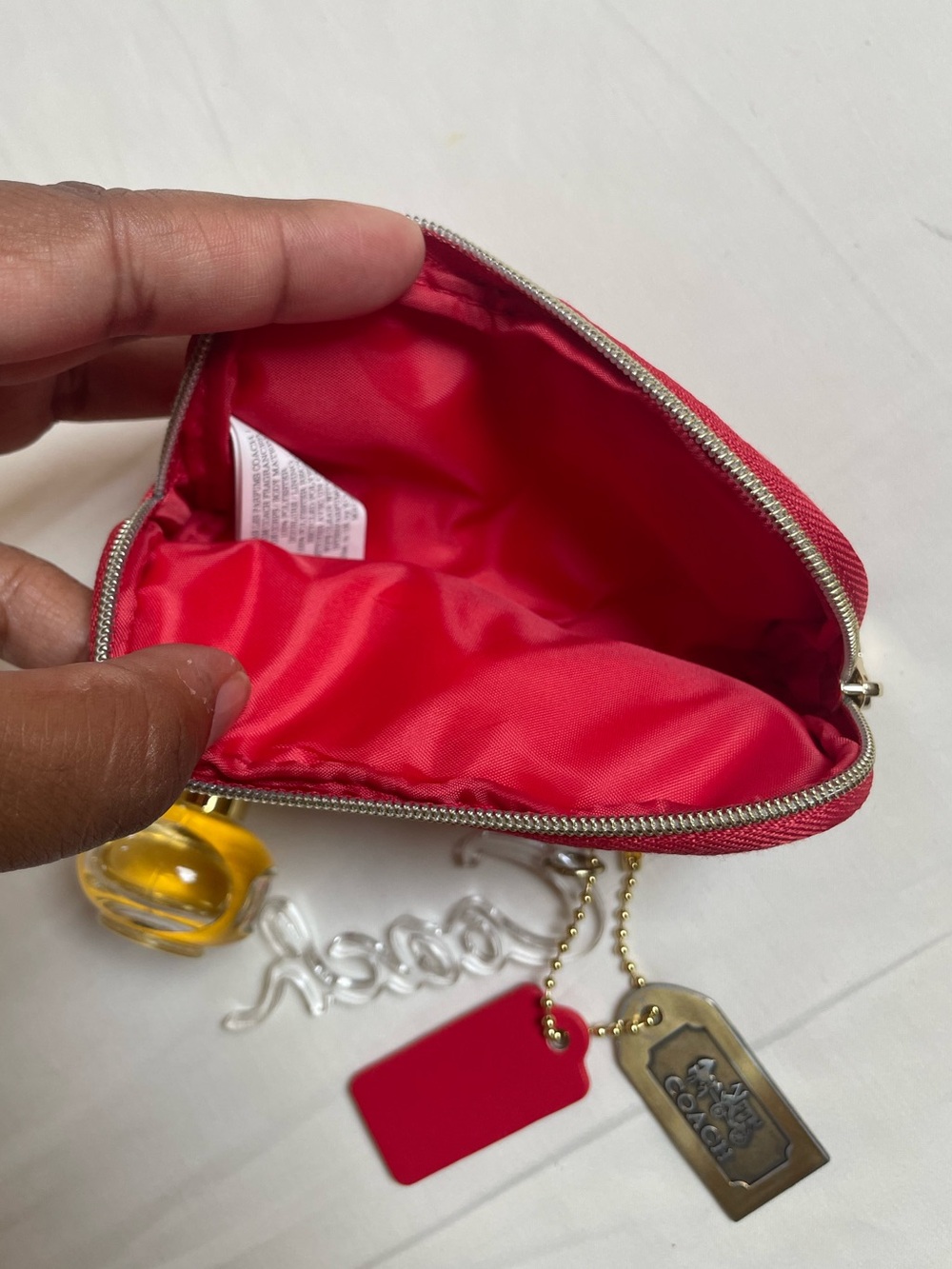Coach Red Pouch Bundle - Picture 5 of 10
